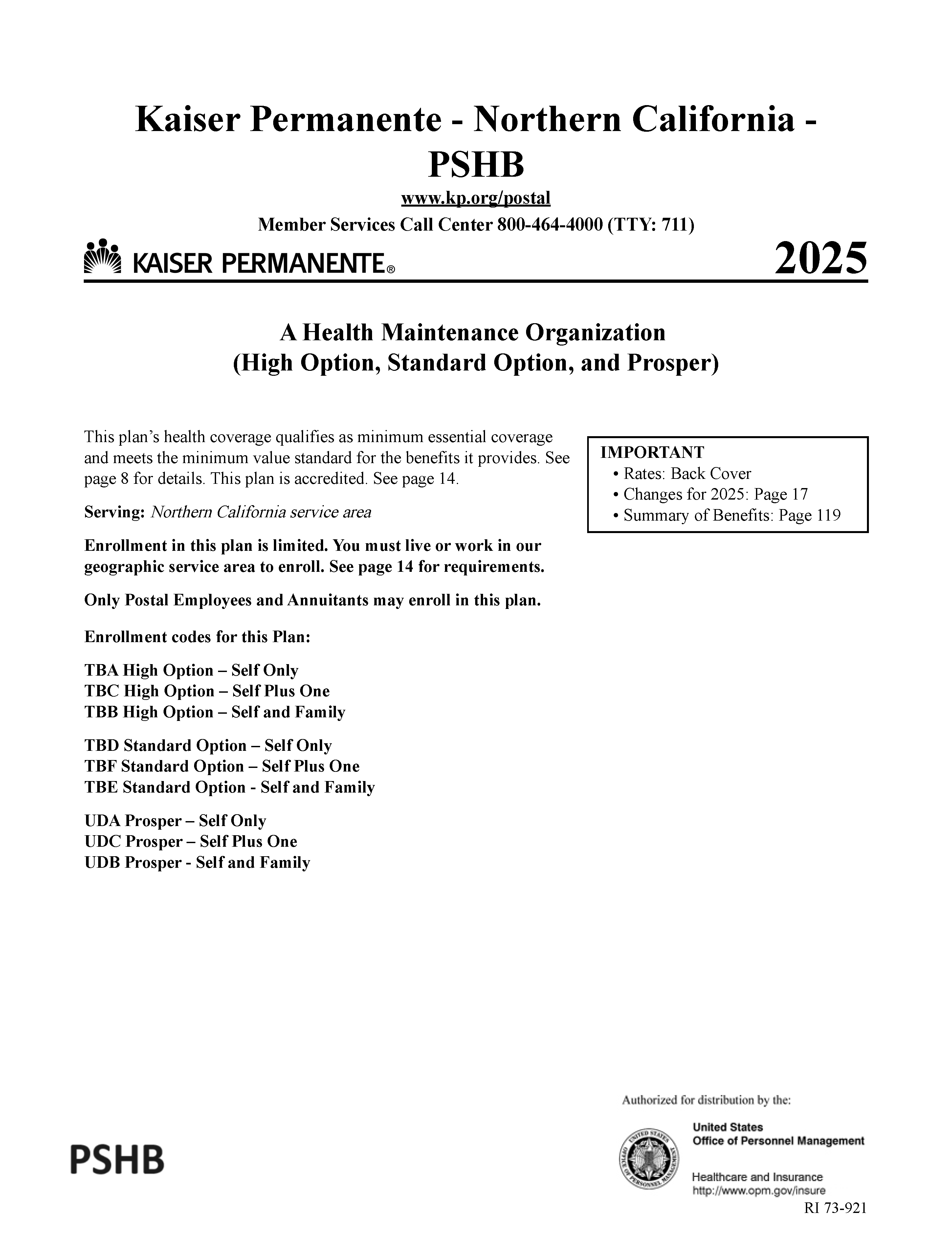 2025 PSHB Brochure NCAL RI 73-921